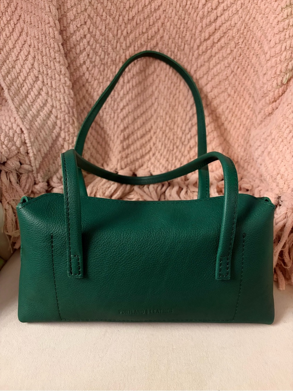 Portland Leather Premium Amelie Bag in Bacalar Green - NWOT - Picture 3 of 9